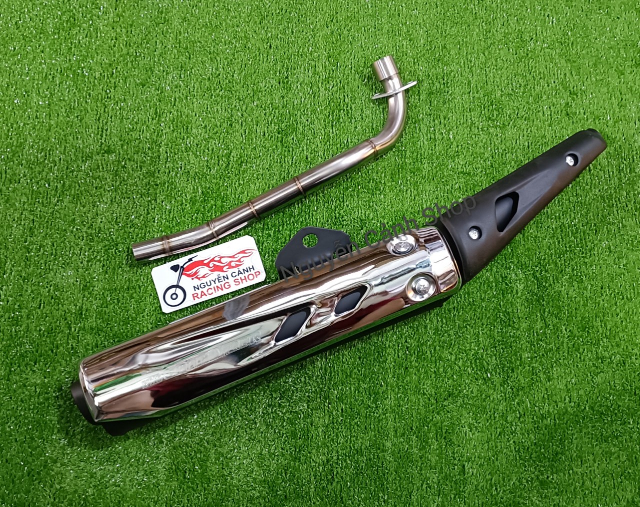 Pô Sirius 110 cổ rời 27mm không ống hơi