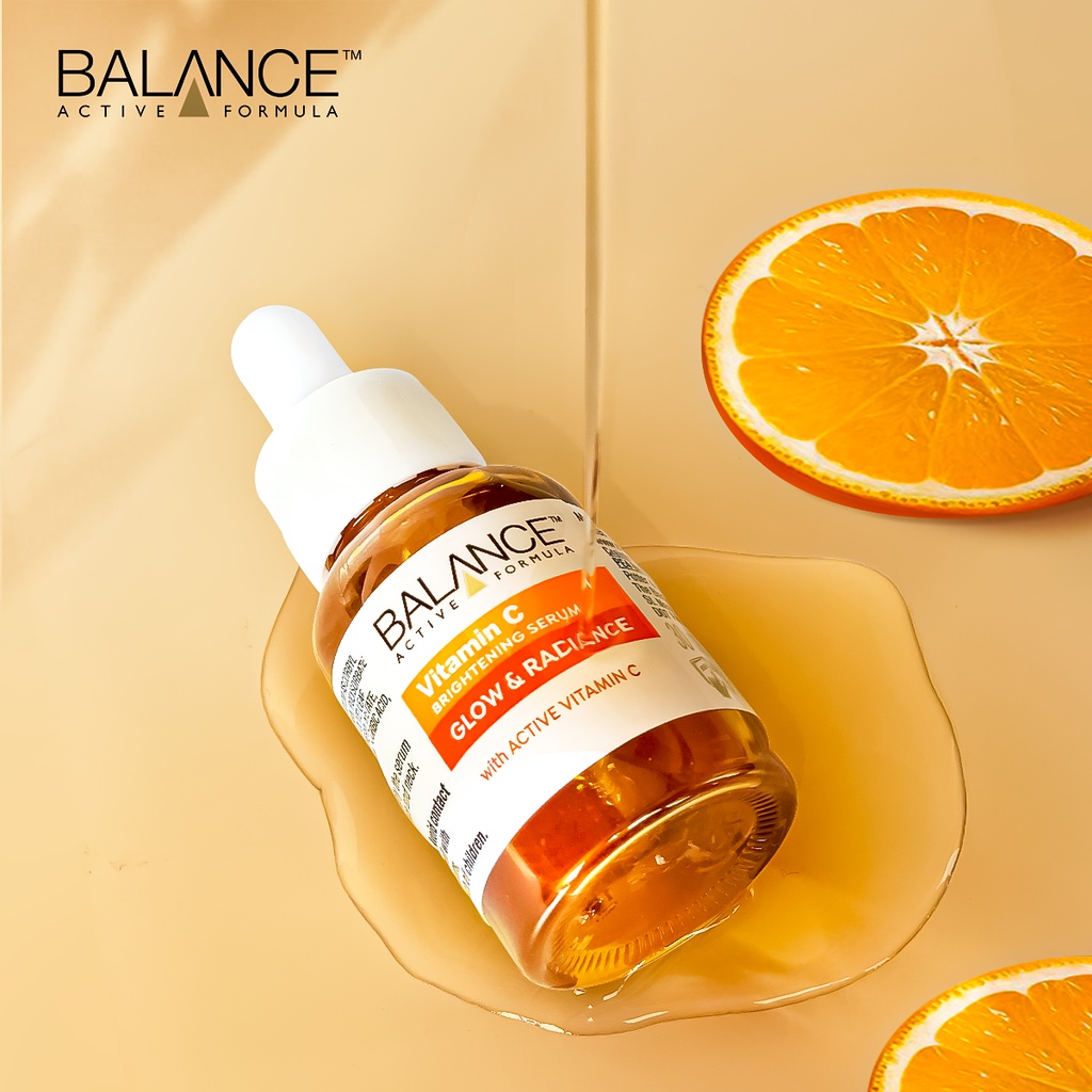 Serum sáng da mờ thâm sau mụn Vitamin C Balance Active Formula 30ml