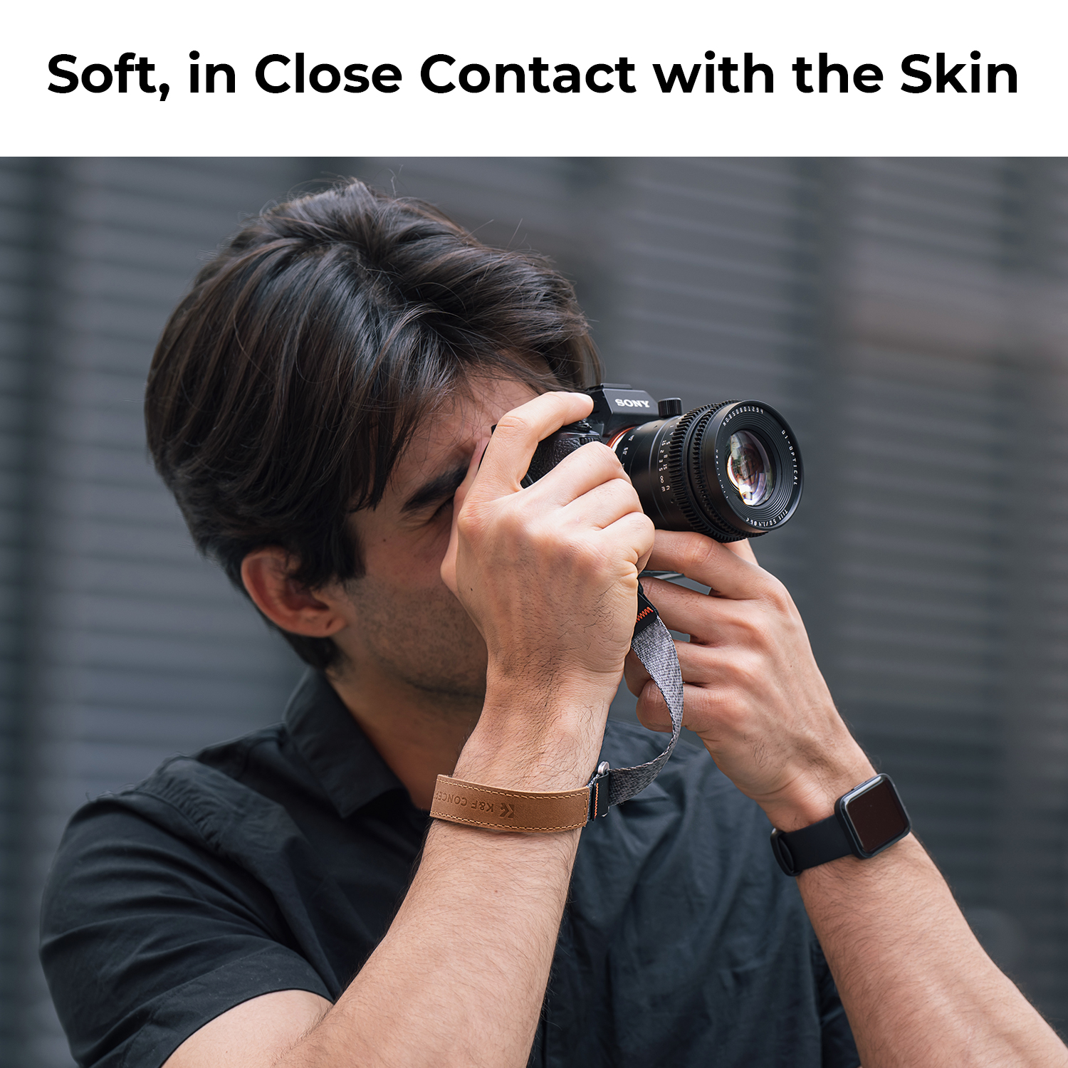 K&F Concept Camera Wrist Strap for Photographers Compatible with  DSLR SLR Mirrorless Camera