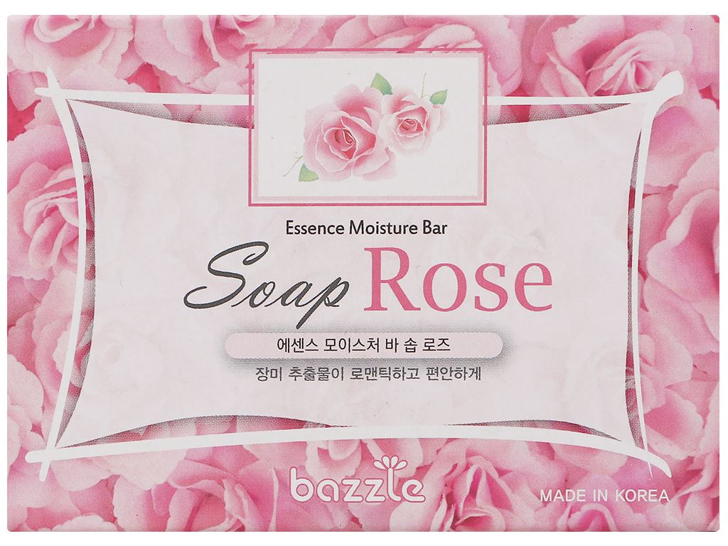 Xà bông cục tẩy tế bào chết Bazzle 100g mang lại làn da sáng mịn, đủ độ ẩm và cảm giác tươi mát