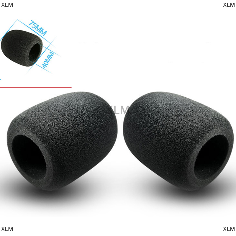 XLM 2 miếng bọc bảo vệ mút xốp Micro Studio màu đen 75x60mm
