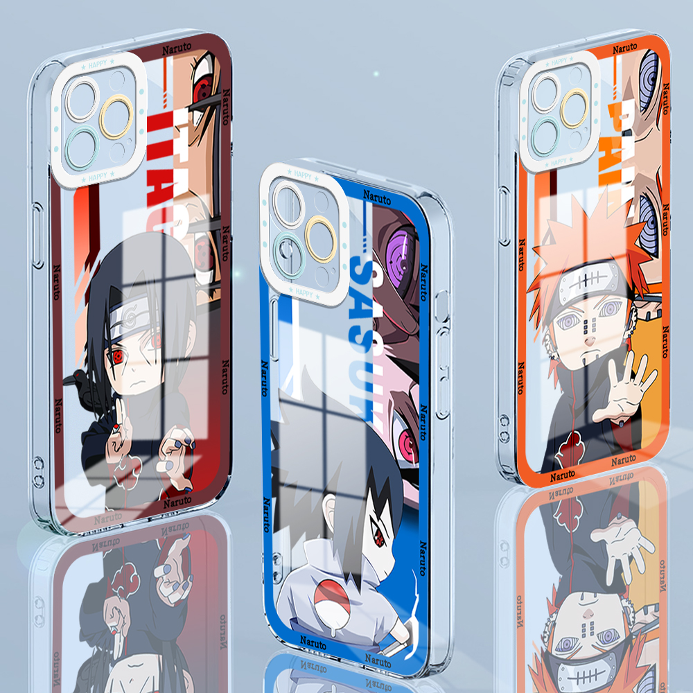 Hontinga for Redmi A5 4G Back Cover Cartoon Naruto Print Camera Protection Transparent TPU Soft Phone Case. 