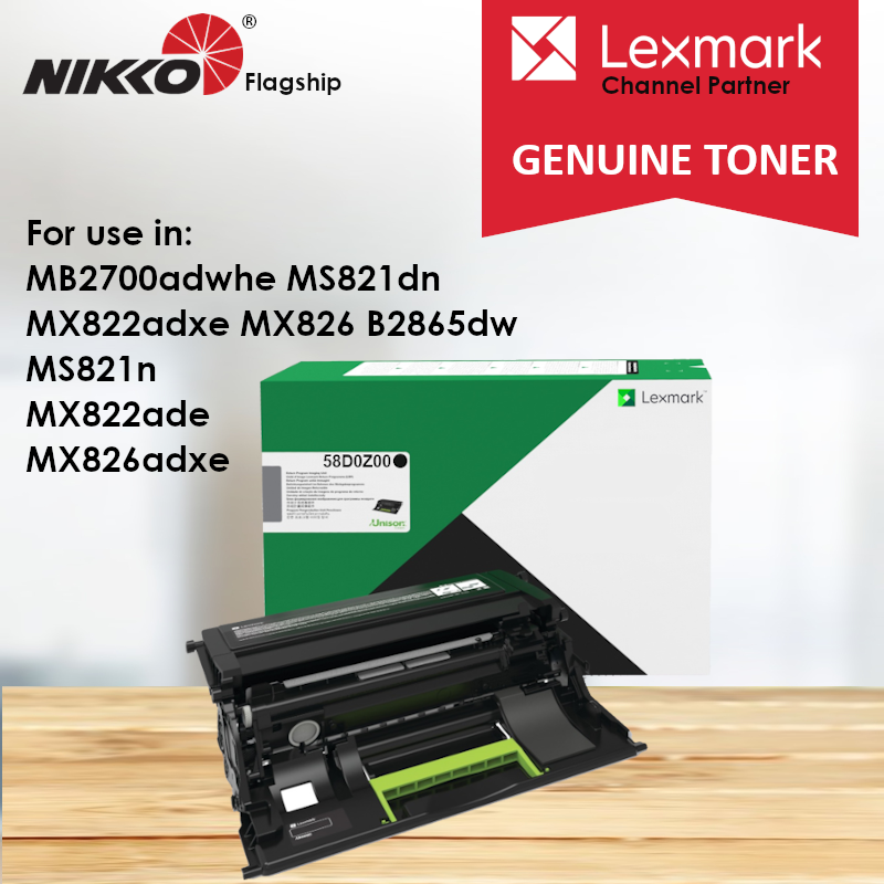 Original] Lexmark 58D0Z00 Black Toner 