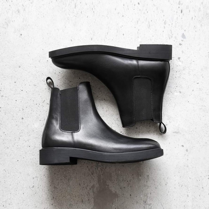 Giày boots nam Chelsea Boots Classic đế khâu