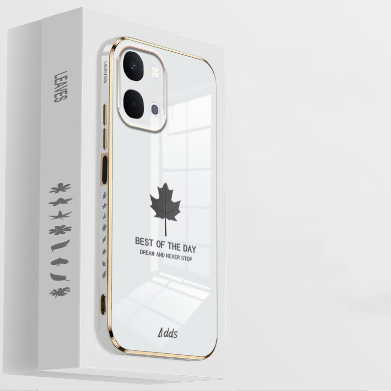 Phone case For VIVO Y31D Pro / IQOO Z11X Back cover Soft Shining Maple Leaves Design Cover For VIVO Y31D Pro / IQOO Z11X Cover cases.