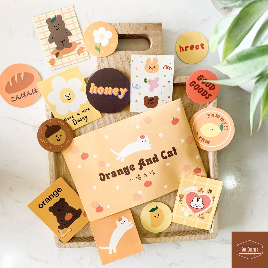SET PHONG BÌ STICKER 40 MIẾNG