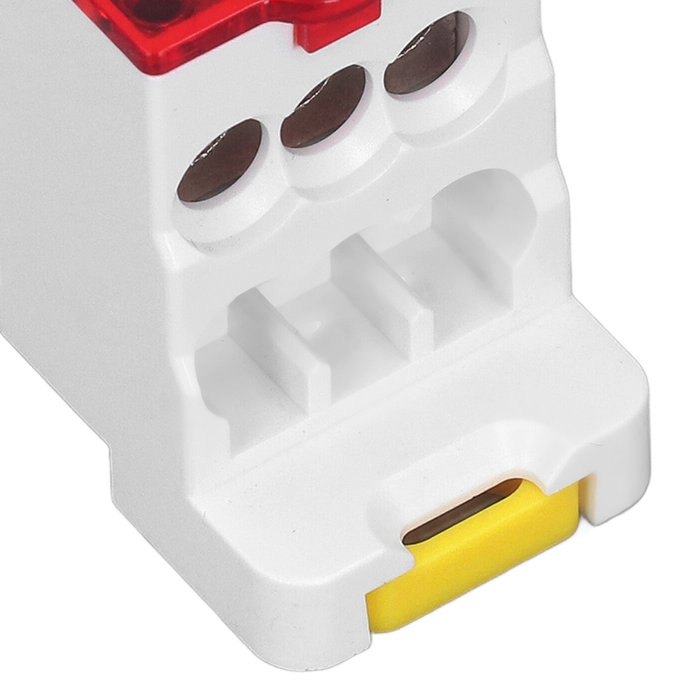 Durable Red Rail Distribution Box 690V 125A PA66 Retardant Universal ...