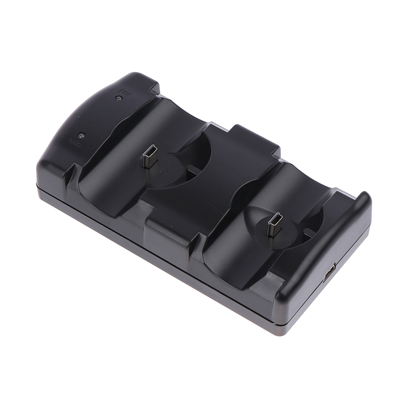 【Booming】 USB Dual Charger Station For PS3 Controller Joystick Powered Charging Dock Gampad Navigation.