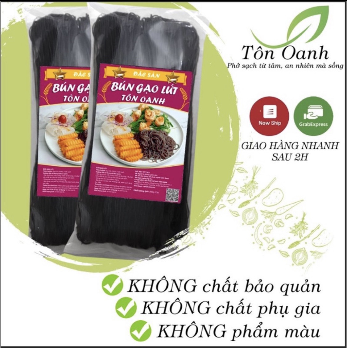 Bún lứt đen