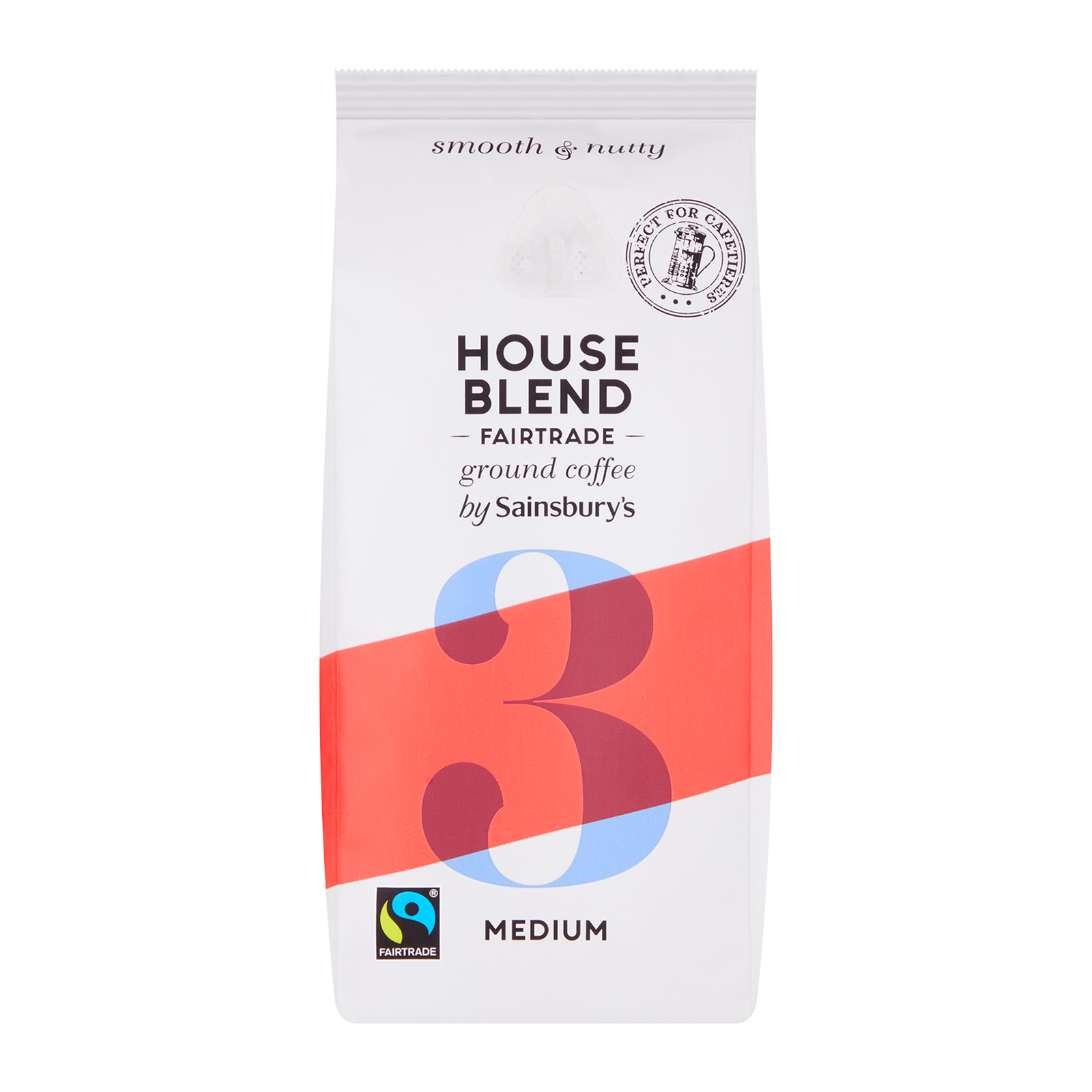 Sainsbury's Fairtrade House Blend Original Coffee Strength 3 Lazada