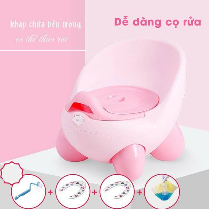 Bô vệ sinh cho bé - Bô cho bé đi vệ sinh có tựa lưng