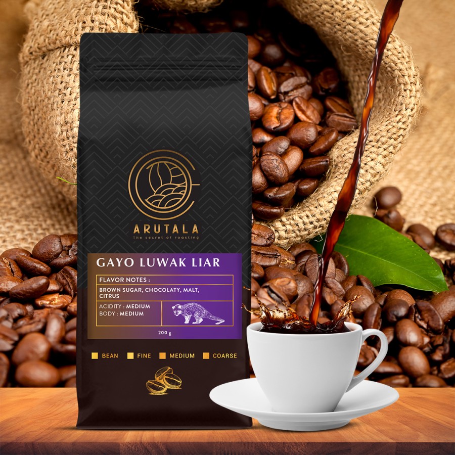 KOPI LUWAK LIAR GAYO ABUSYIK ROASTED BE… Authentic Wild Kopi Luwak Coffee Arabica Gayo Aceh 250gr Coffee