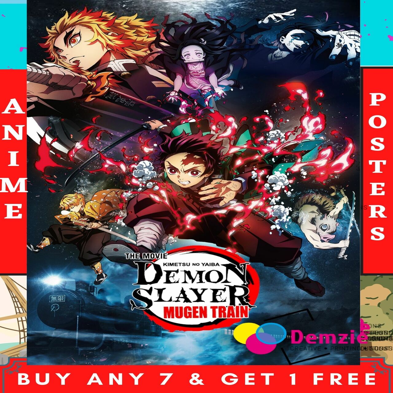 You Are Awesome  Demon Slayer  Nezuko Kamado New Premium Design Anime  Poster 35 12 inch x