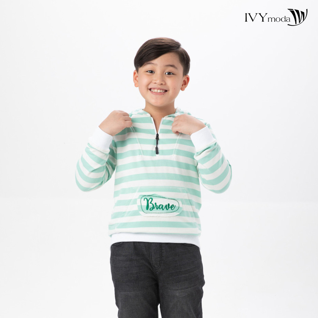 [TỪ 15-17.8 | VOUCHER 188K] Hoodie bé trai Brave IVY moda MS 59K1432
