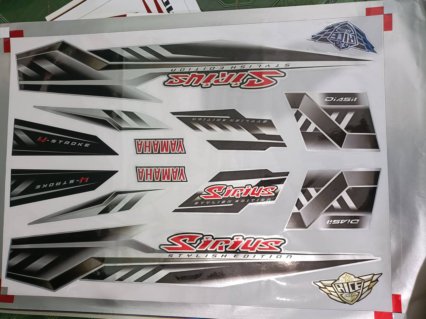 tem rời candy sirius đen bạc