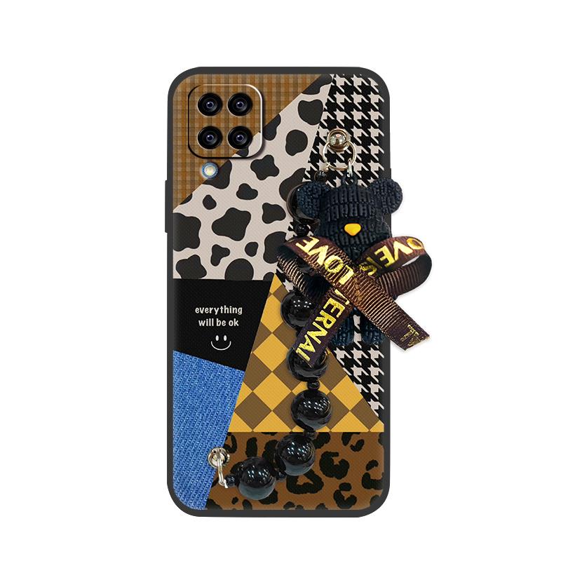 Black%20pearl%20pendant%20Back%20Cover%20Phone%20Case%20For%20Samsung%20Galaxy%20M12/F12/SM-M127F/F127G/M12FG/A12%204G%20Anti-knock%20Cartoon%20cute%20-%20Image%205