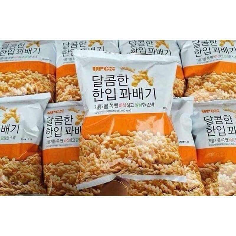 Snack quẩy xoắn Upon  hàn quốc 280gr