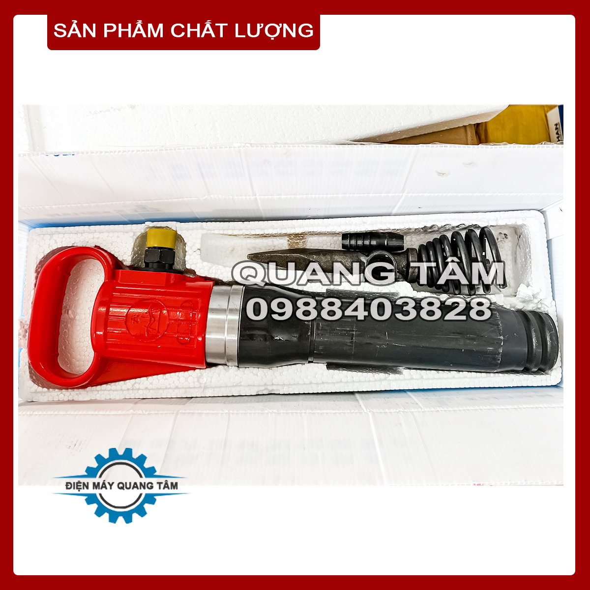 Máy - búa đục hơi g10 kaishan đỏ