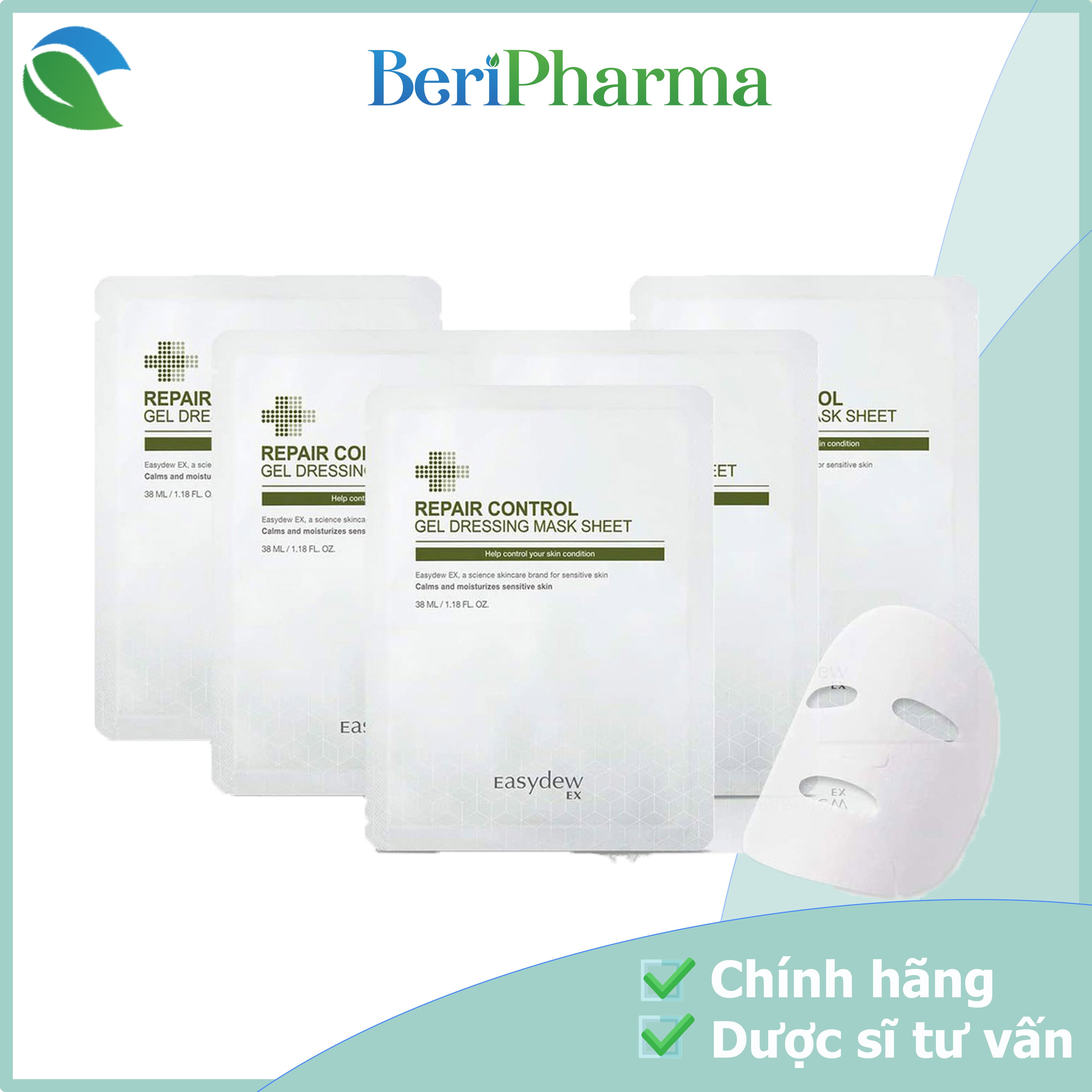 [HCM]Easydew Ex Mặt Nạ Cấp Ẩm  Repair Control Gel Dressing Mask Sheet