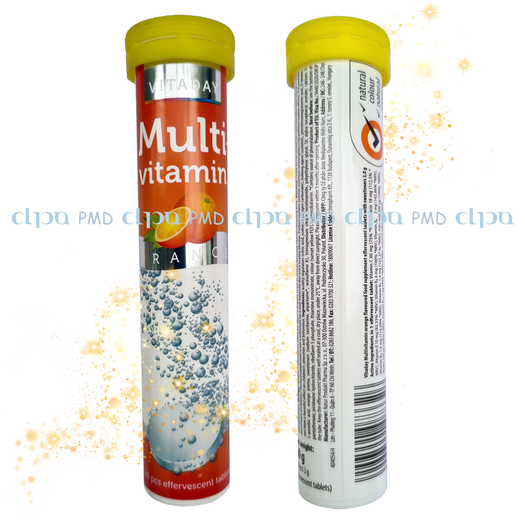 VITADAY MULTIVITAMIN (VIÊN SỦI) HƯƠNG CAM