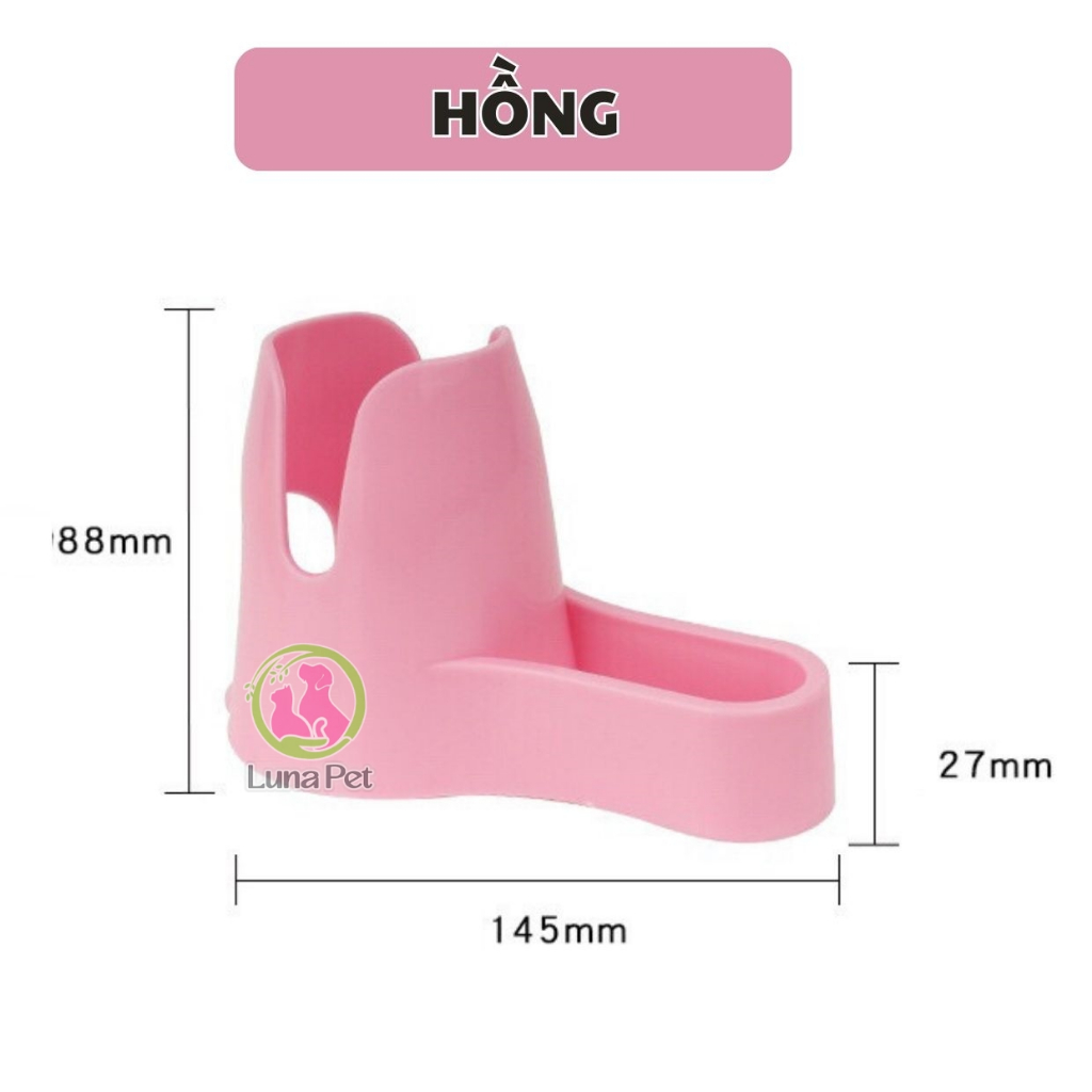 Đế bình nước cho Hamster 3in1 Luna Pet DB01 - Chân đế giữ bình nước cho hamster