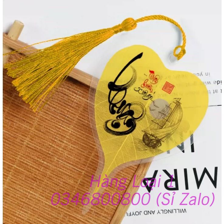 [LỘC]  Lá Bồ Đề thư pháp cầu Bình An Tài Lộc ( Xưởng Chuyên Sỉ )