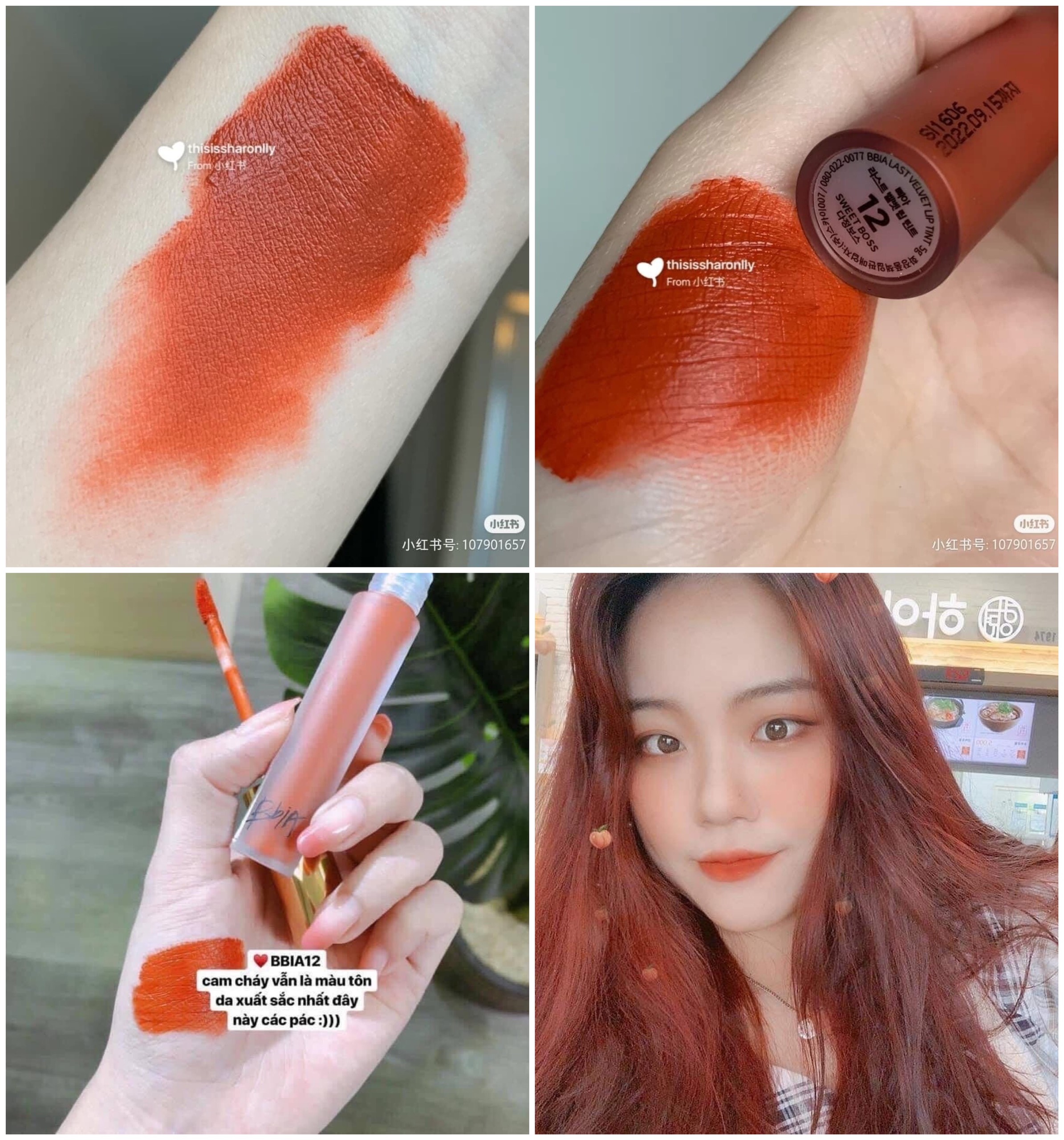 Son kem lì Bbia Last Velvet Lip Tint