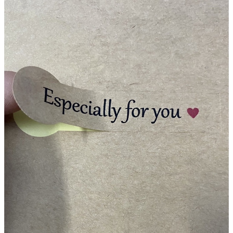 COMBO Tem dán stiker chữ Especially for You dán trang trí