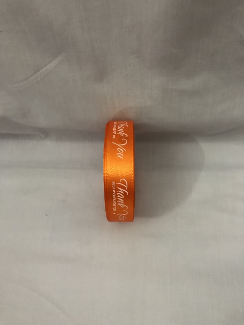 Ruy băng lụa 2 cm chữ "Thank You" đủ màu/cuộn