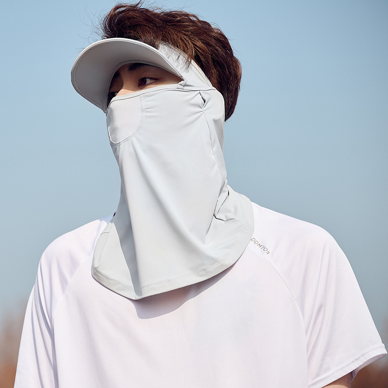 SBART Sun protection mask, men's breathable full face mask, driving sunshade, summer UV protection, men's face mask, nylon cycling mask