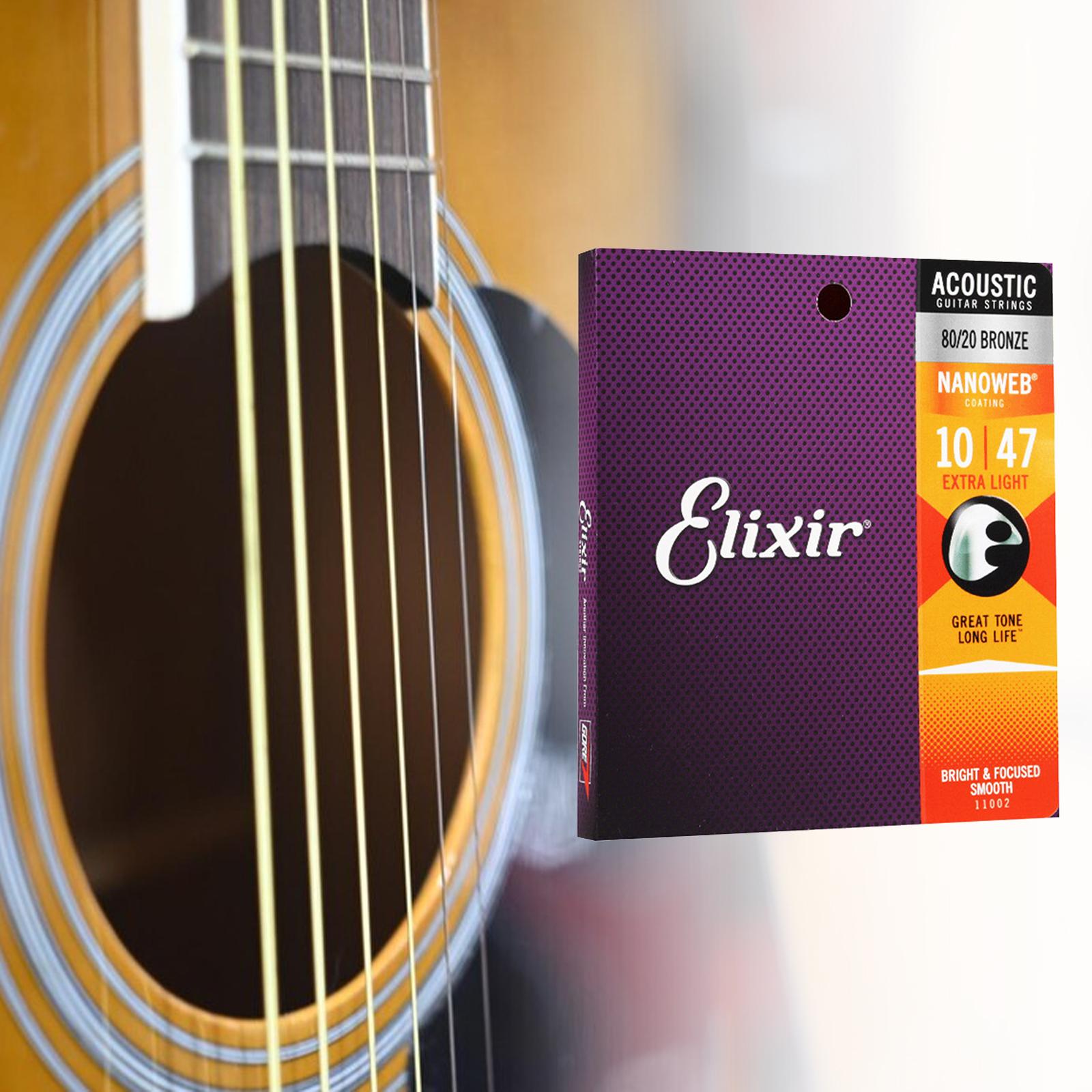 Kowaku 6x Dây đàn Guitar Acoustic dây đàn guitar cho Accs phụ tùng các thành phần