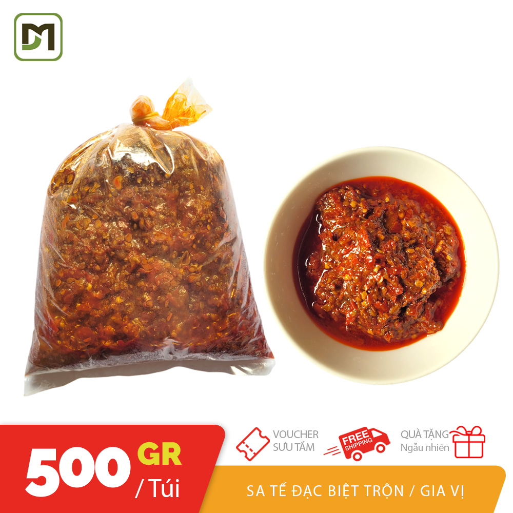 Túi 500gr sa tế ớt cay đặc biệt cho bánh tráng trộn