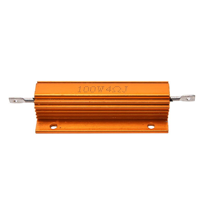 1/2/4/8/10 Ohm 100W Watt Shell Power Aluminum Housed Case Wirewound Resistor New.