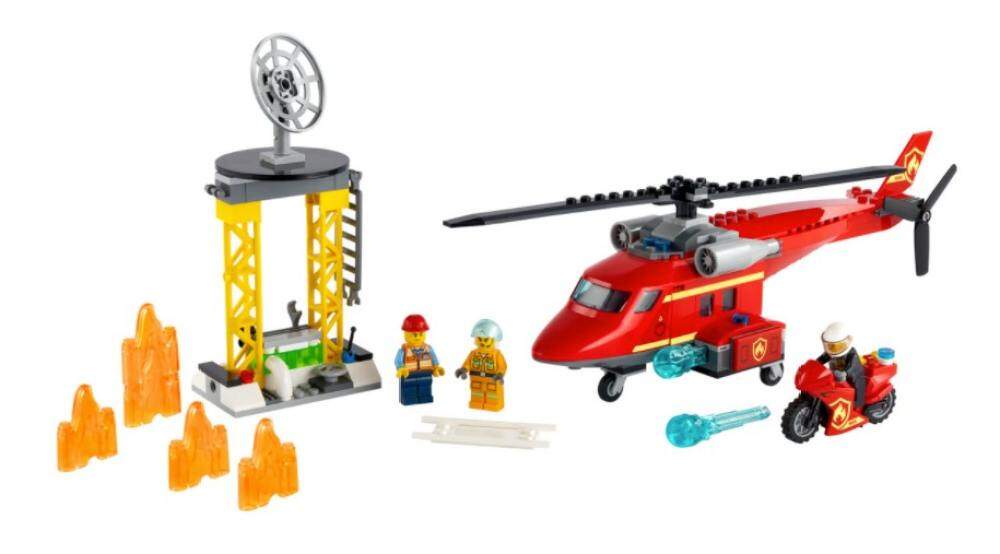 【Official】 LEGO 60281 City Fire Rescue Helicopter 212pcs 5+