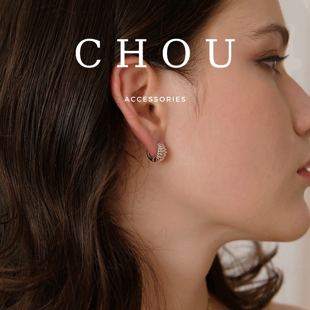Bông Tai Croissant Mini  | CHOU ACCESSORIES |