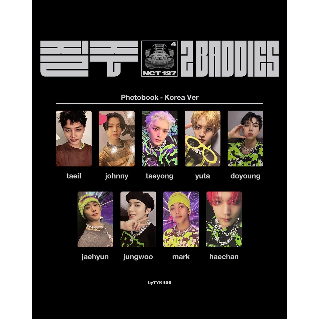 BỘ ẢNH NCT 127 - 2 BADDIES có sẵn
