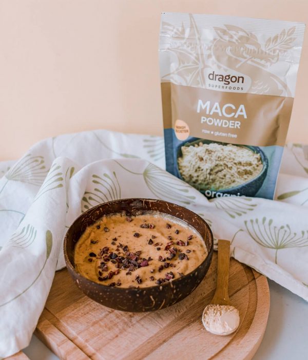 Bột Maca nâu hữu cơ (Dragon Superfoods Organic Raw Maca Powder) - 200gr
