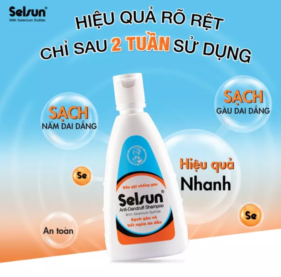 Dầu gội chống gàu Selsun 50ml