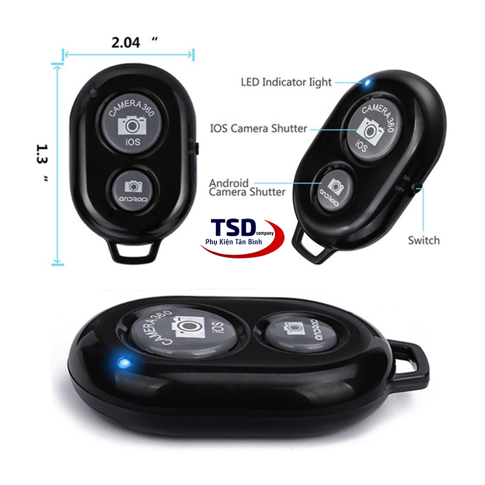 BÁN SỈ - Remote Chụp Hình Bluetooth