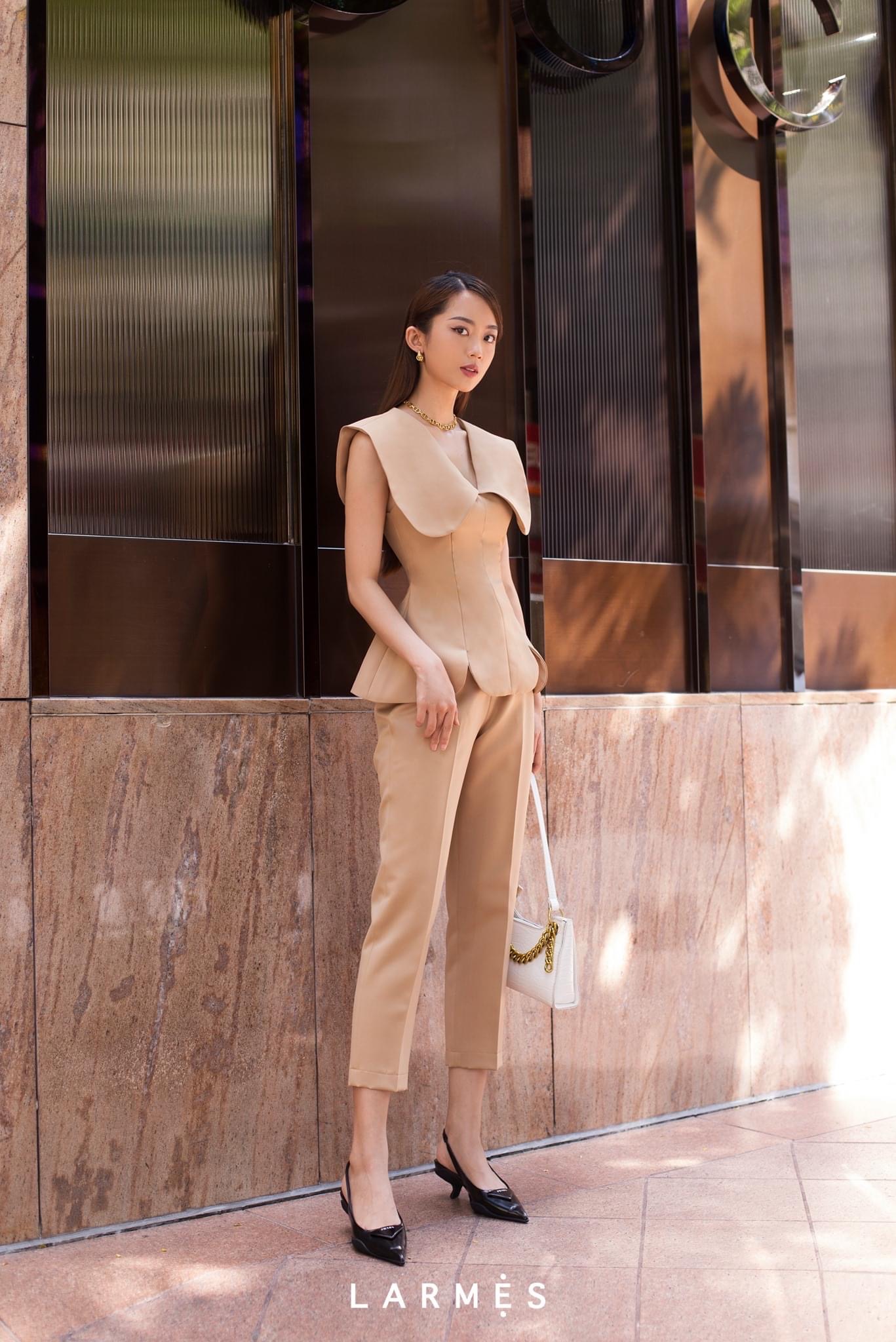 LARMES - Áo cổ thuỷ thủ Lily - Quần ống đứng Willow