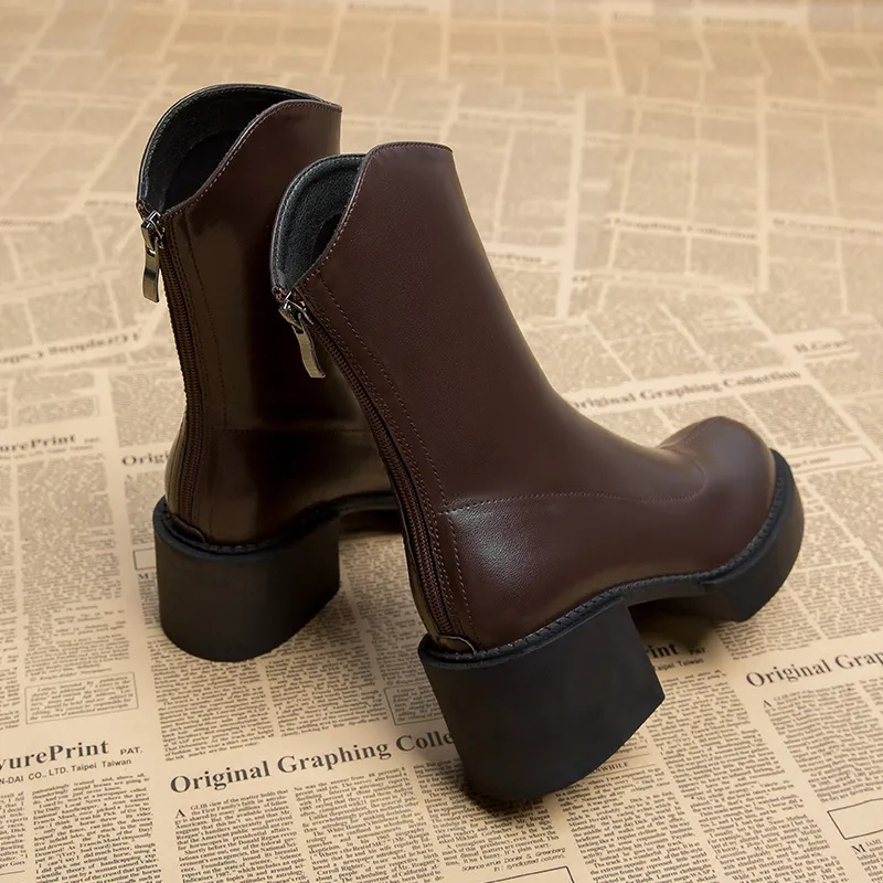 ēGiày Boot Cao Gót Phong Cách Mới Cho Nữ