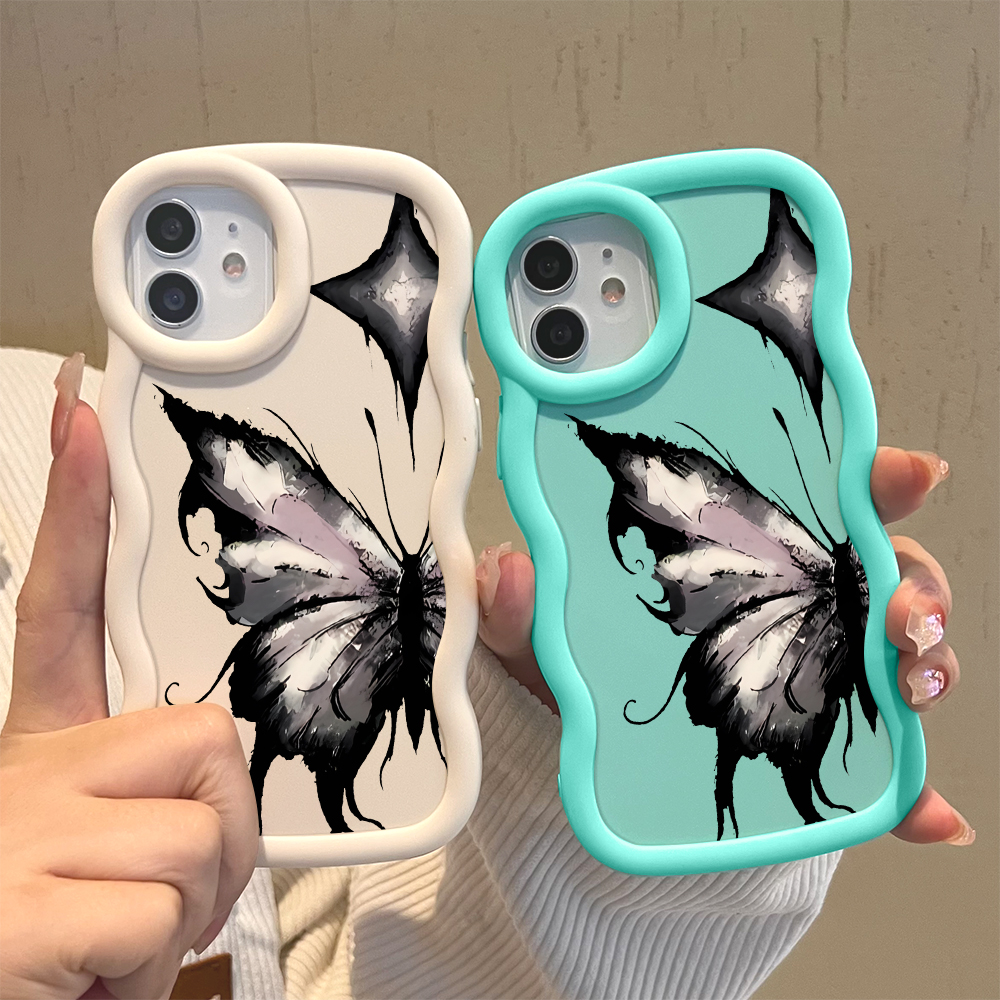 AMORVOR for Tecno Camon 18 Camon 18 P Camon 18T Back Cover Star Butterfly Pattern Luxury Phone Case Macaron Wave Soft Silicone Mobile Cover. 