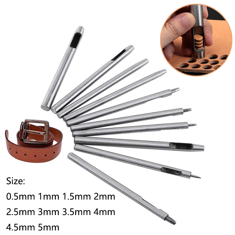 Dụng cụ da đục lỗ mới Quy trình đục lỗ Bộ đai đục lỗ rỗng