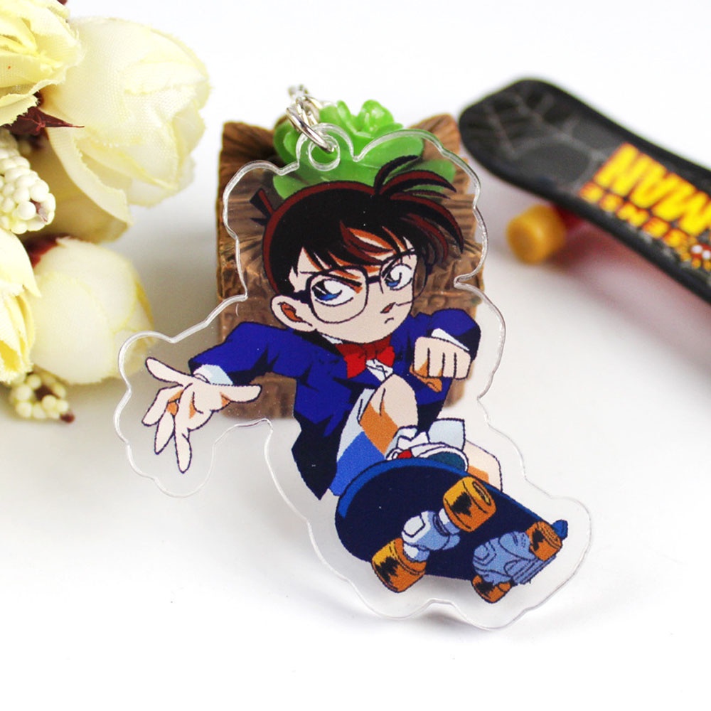Móc khóa hình nhân vật anime Conan