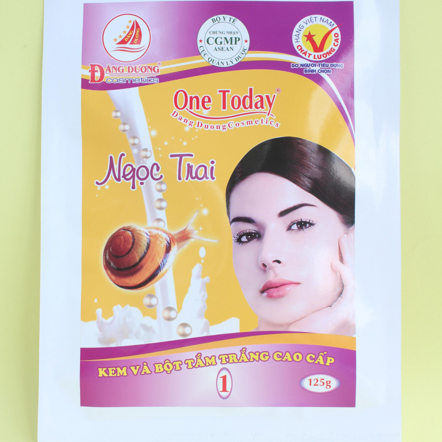 KEM VÀ BỘT TẮM TRẮNG ONETODAY 120G