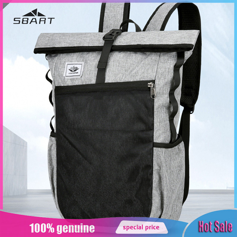 SBART Outdoor folding backpack, multifunctional lightweight clutch bag, waterproof mountaineering bag, travel bag, large capacity bag