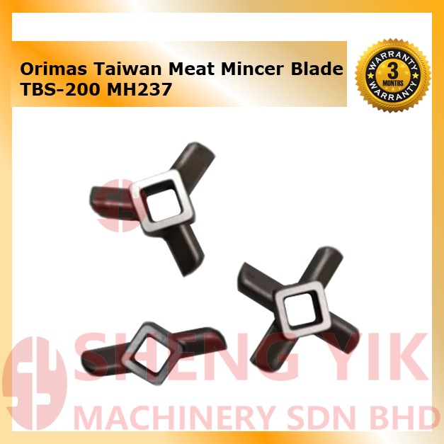Orimas Meat Mincer Blade Golden Anvil Taiwan Meat Mincer Chopper TBS