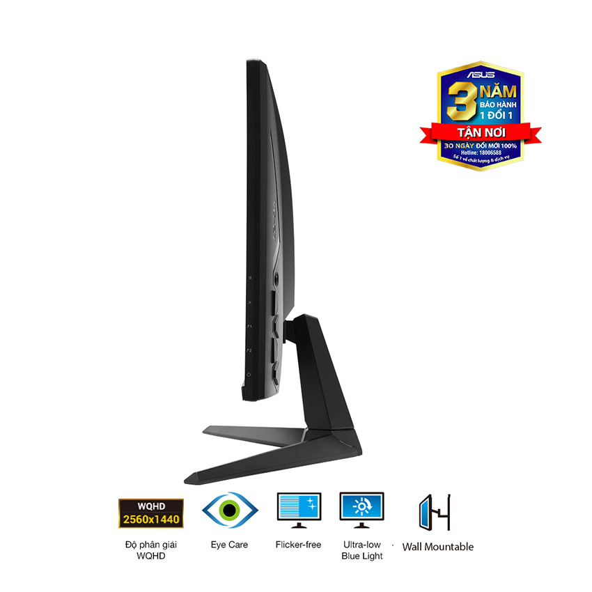 MÀN HÌNH GAMING ASUS TUF VG27AQ3A (27 INCH/QHD/IPS/180HZ/1MS/LOA)