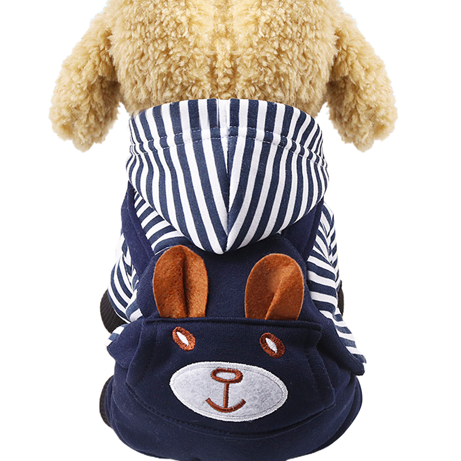 1pc Fashion Pet Clothes Costume Four-legged Suspender Trousers Hoodie Coat for Cat Dog