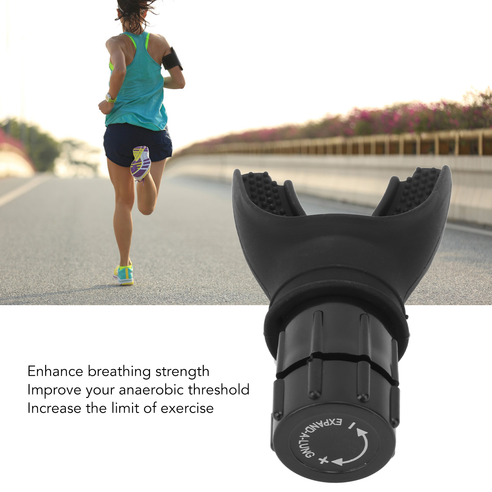 [Likelyhood] Breathing Exercise Device Adjust Resistance Improve Lung Capacity Handheld Lung Expansion Training Tool